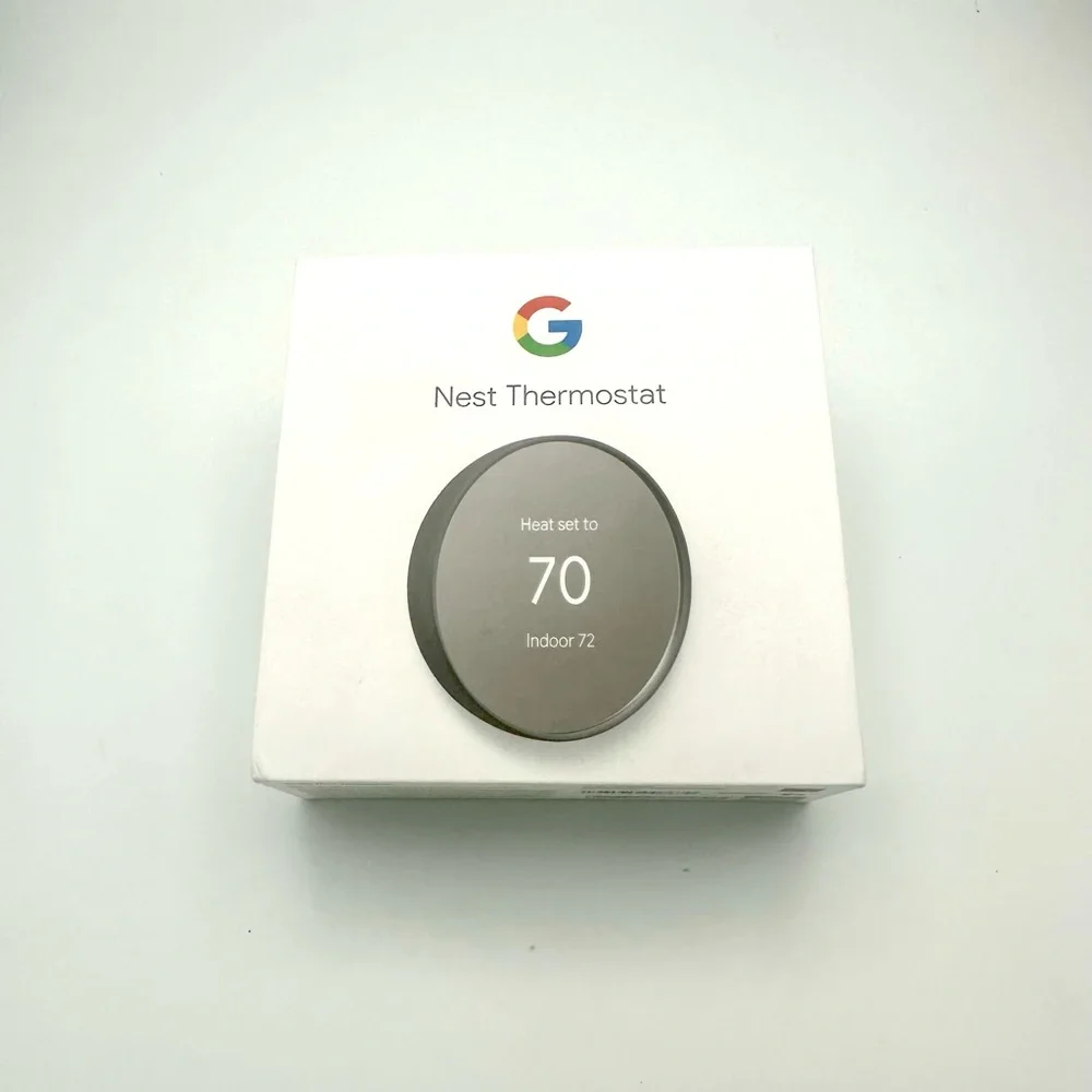 Google Nest Thermostat - Silver